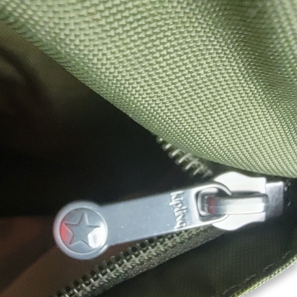 Kipling BP3901 Lovebug Travel Small Backpack  in color Jaded Green Tonal - Picture 5 of 7